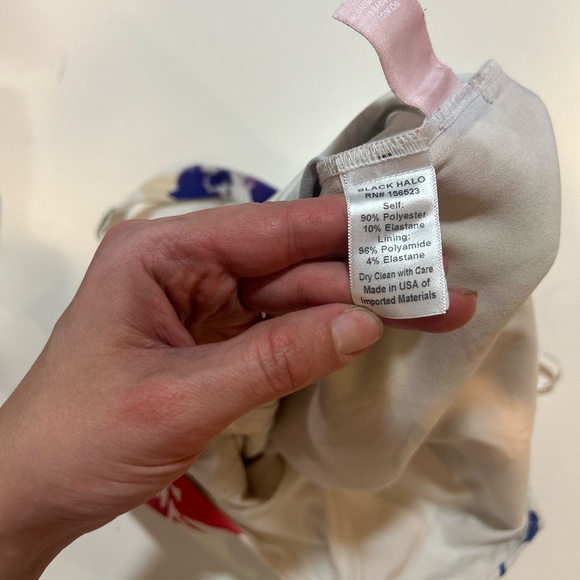 Black Halo Stretch Techno Emerson Romper - Picture 4 of 12